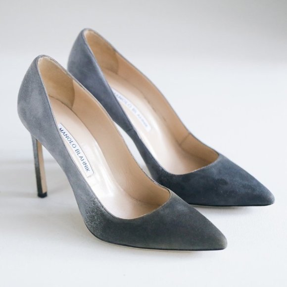 Manolo Blahnik Shoes - Manolo Blahnik Classic Grey Ombré Pointy Toe  High Heels